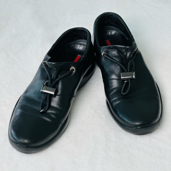 Prada Toblach Men’s Leather Sneakers Size 37 - Picture 1 of 11